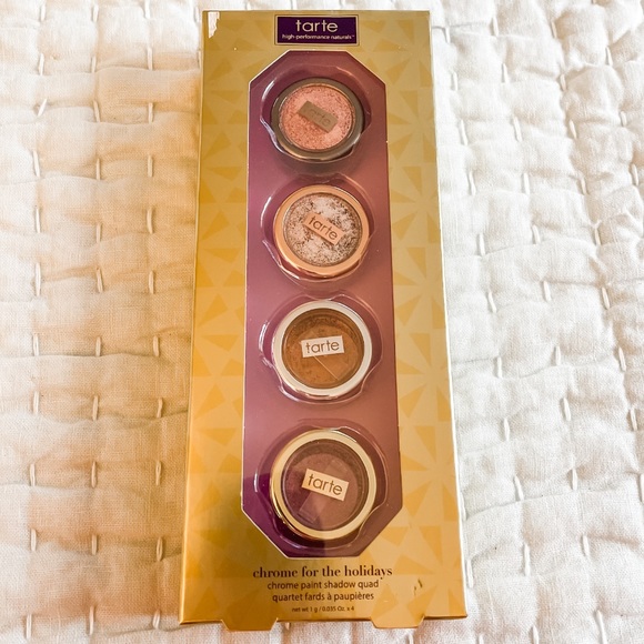 tarte Other - Tarte Chrome for the holidays chrome paint shadow quad